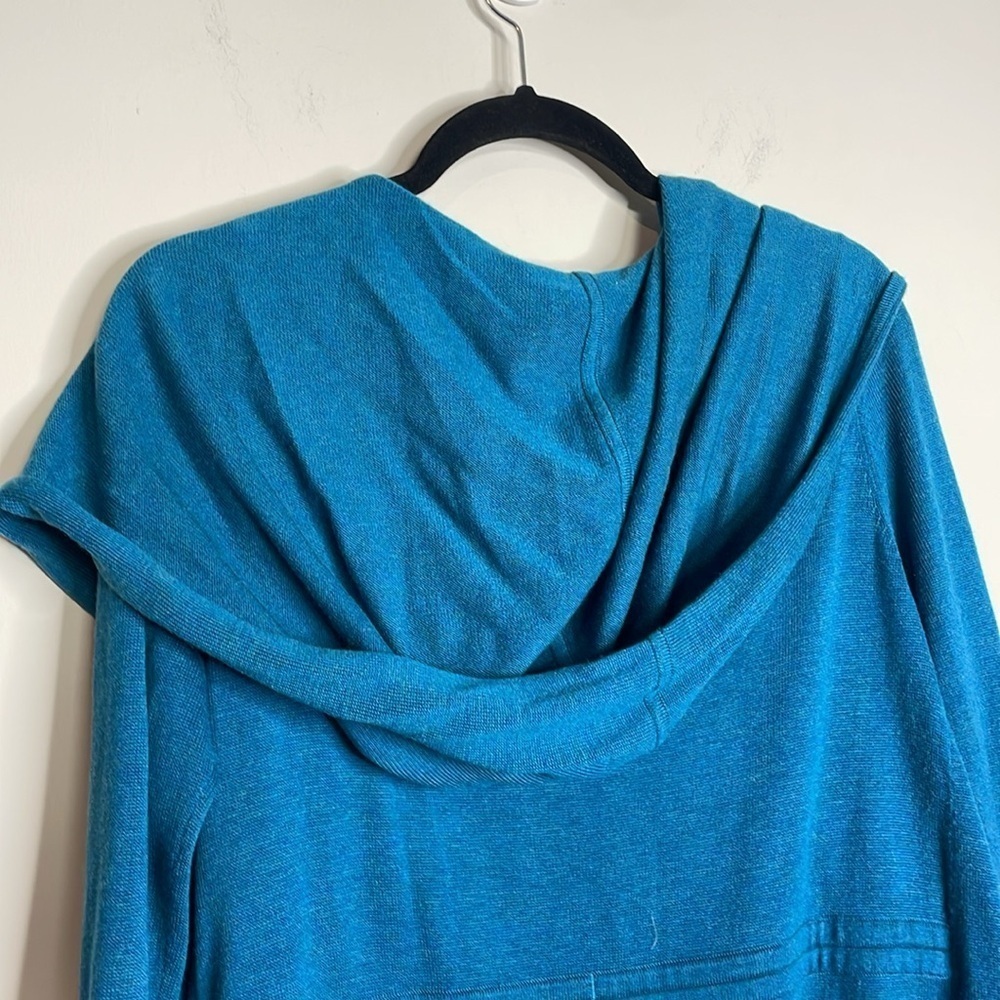 Lululemon | Sun Savasana Wrap Cashmere Blend Sweater Heathered Teal Size 4 - Picture 7 of 7